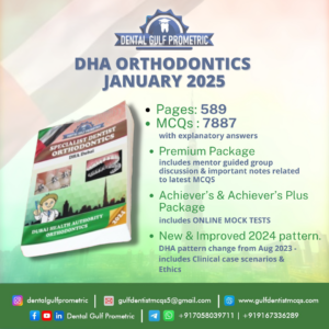 DHA Orthodontics Prometric 2025