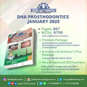 DHA Prosthodontics Prometric 2025