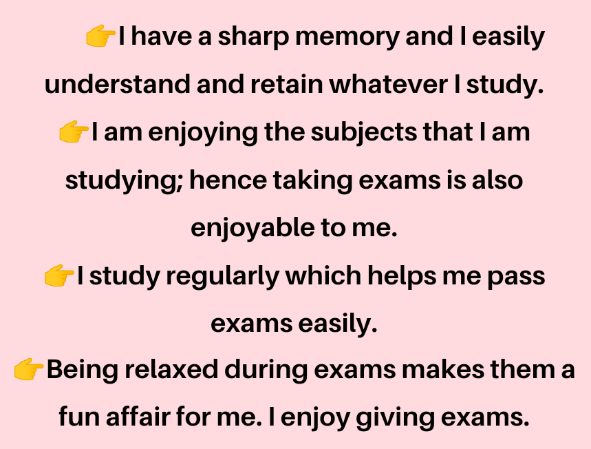 Positive Affirmations for Prometric Exams